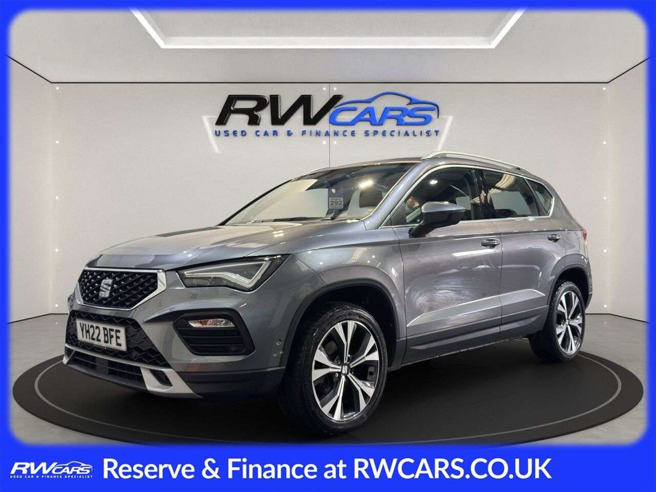 A 2022 SEAT ATECA 1.0 TSI SE Technology SUV 5dr Petrol Manual Euro 6 (s/s) (110 ps) A 2022 SEAT ATECA 1.0 TSI SE Technology SUV 5dr Petrol Manual Euro 6 (s/s) (110 ps)