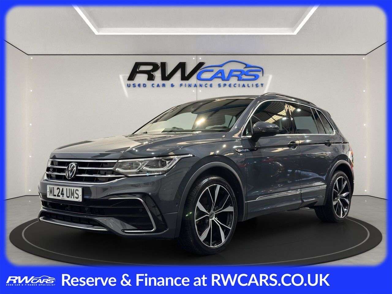 A 2024 VOLKSWAGEN TIGUAN 1.5 TSI R-Line SUV 5dr Petrol DSG Euro 6 (s/s) (150 ps) A 2024 VOLKSWAGEN TIGUAN 1.5 TSI R-Line SUV 5dr Petrol DSG Euro 6 (s/s) (150 ps)