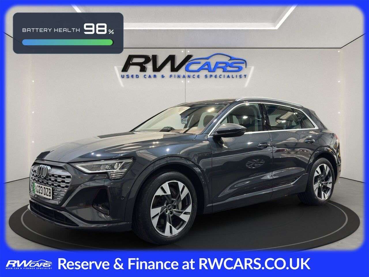 A 2023 AUDI Q8 E-TRON 50 Sport SUV 5dr Electric Auto quattro 95kWh (11kW Charger) (340 ps) A 2023 AUDI Q8 E-TRON 50 Sport SUV 5dr Electric Auto quattro 95kWh (11kW Charger) (340 ps)