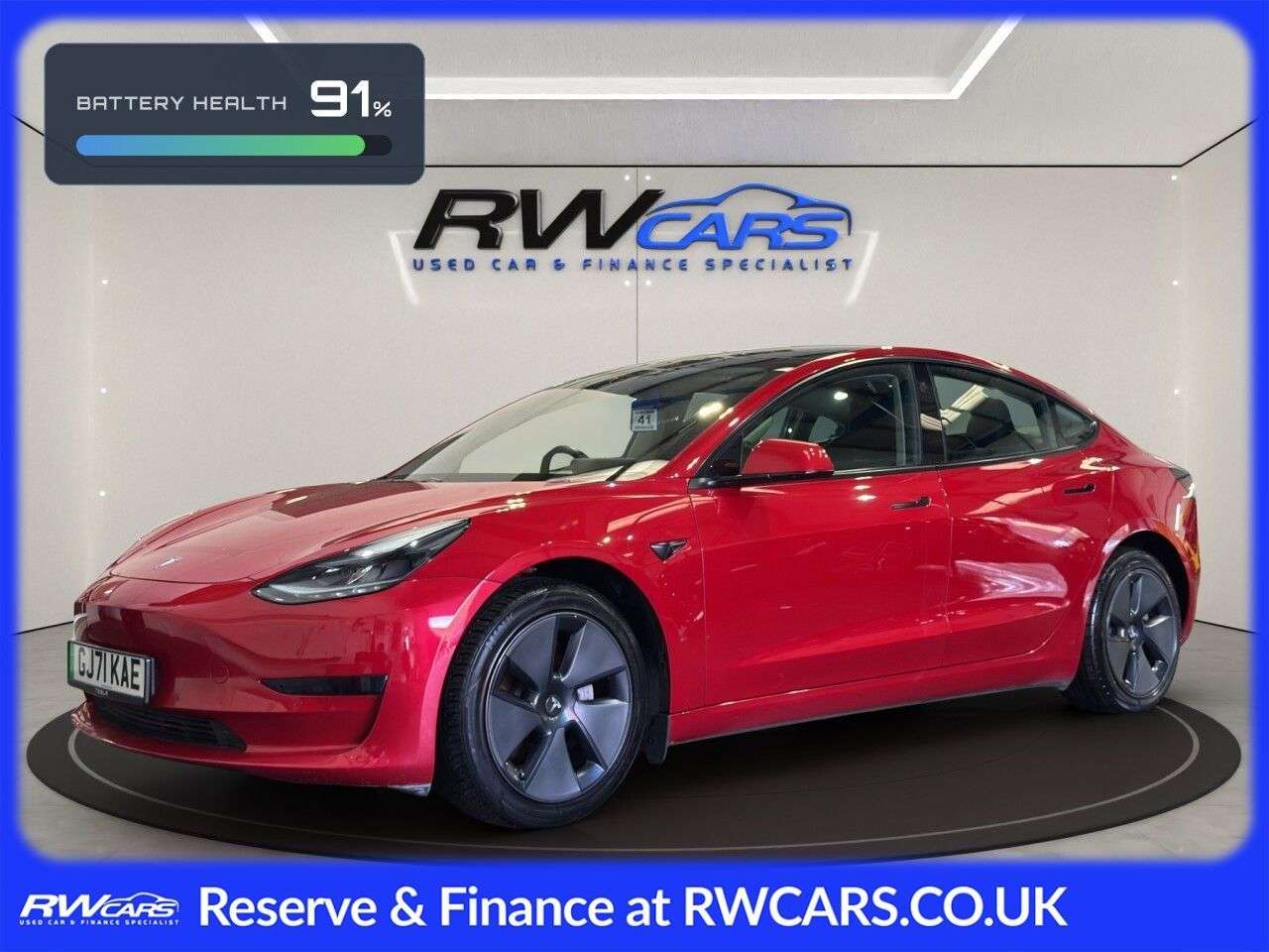 A 2021 TESLA MODEL 3 Standard Range Plus Saloon 4dr Electric Auto RWD (241 bhp) A 2021 TESLA MODEL 3 Standard Range Plus Saloon 4dr Electric Auto RWD (241 bhp)