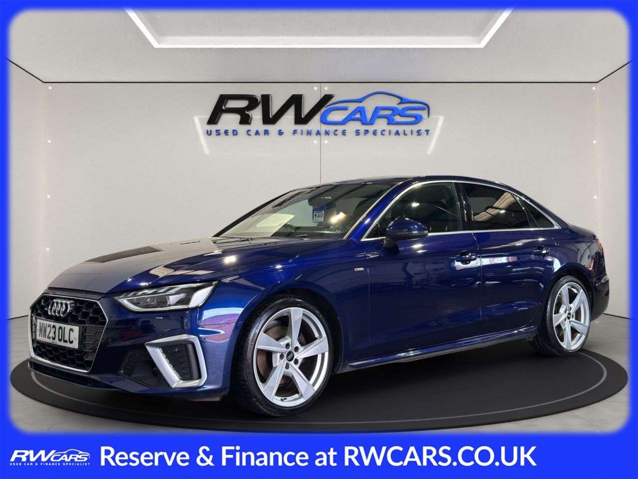 A 2023 AUDI A4 2.0 TFSI 35 S line Saloon 4dr Petrol S Tronic Euro 6 (s/s) (150 ps) A 2023 AUDI A4 2.0 TFSI 35 S line Saloon 4dr Petrol S Tronic Euro 6 (s/s) (150 ps)