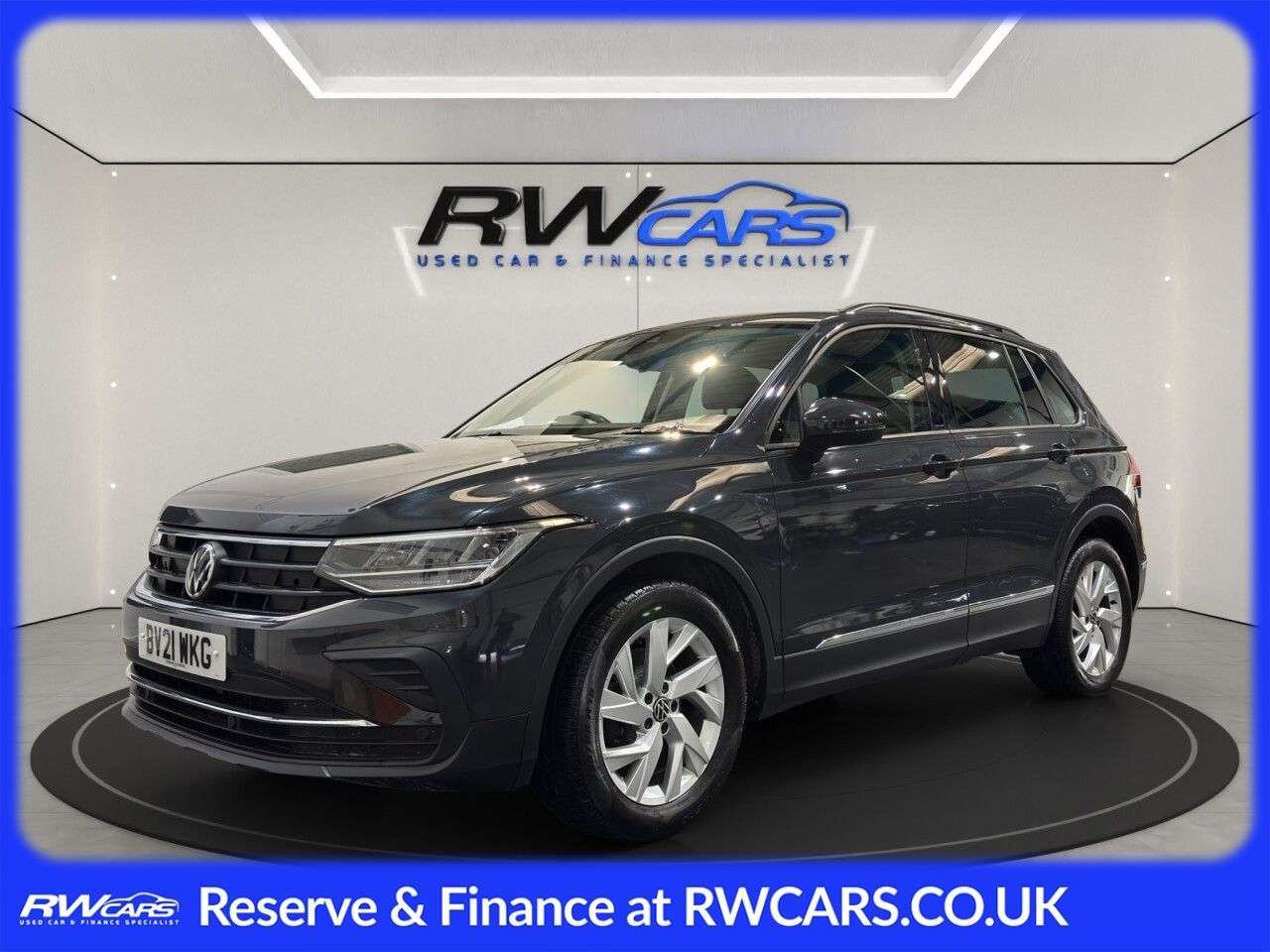 A 2021 VOLKSWAGEN TIGUAN 1.5 TSI Life SUV 5dr Petrol Manual Euro 6 (s/s) (130 ps) A 2021 VOLKSWAGEN TIGUAN 1.5 TSI Life SUV 5dr Petrol Manual Euro 6 (s/s) (130 ps)