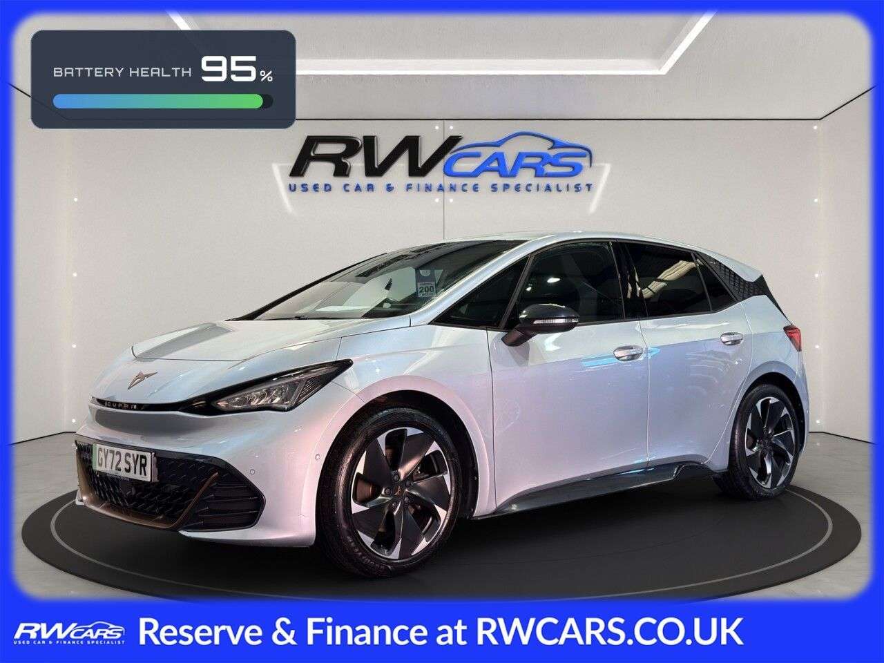 A 2022 CUPRA BORN 58kWh V2 Hatchback 5dr Electric Auto (204 ps) A 2022 CUPRA BORN 58kWh V2 Hatchback 5dr Electric Auto (204 ps)