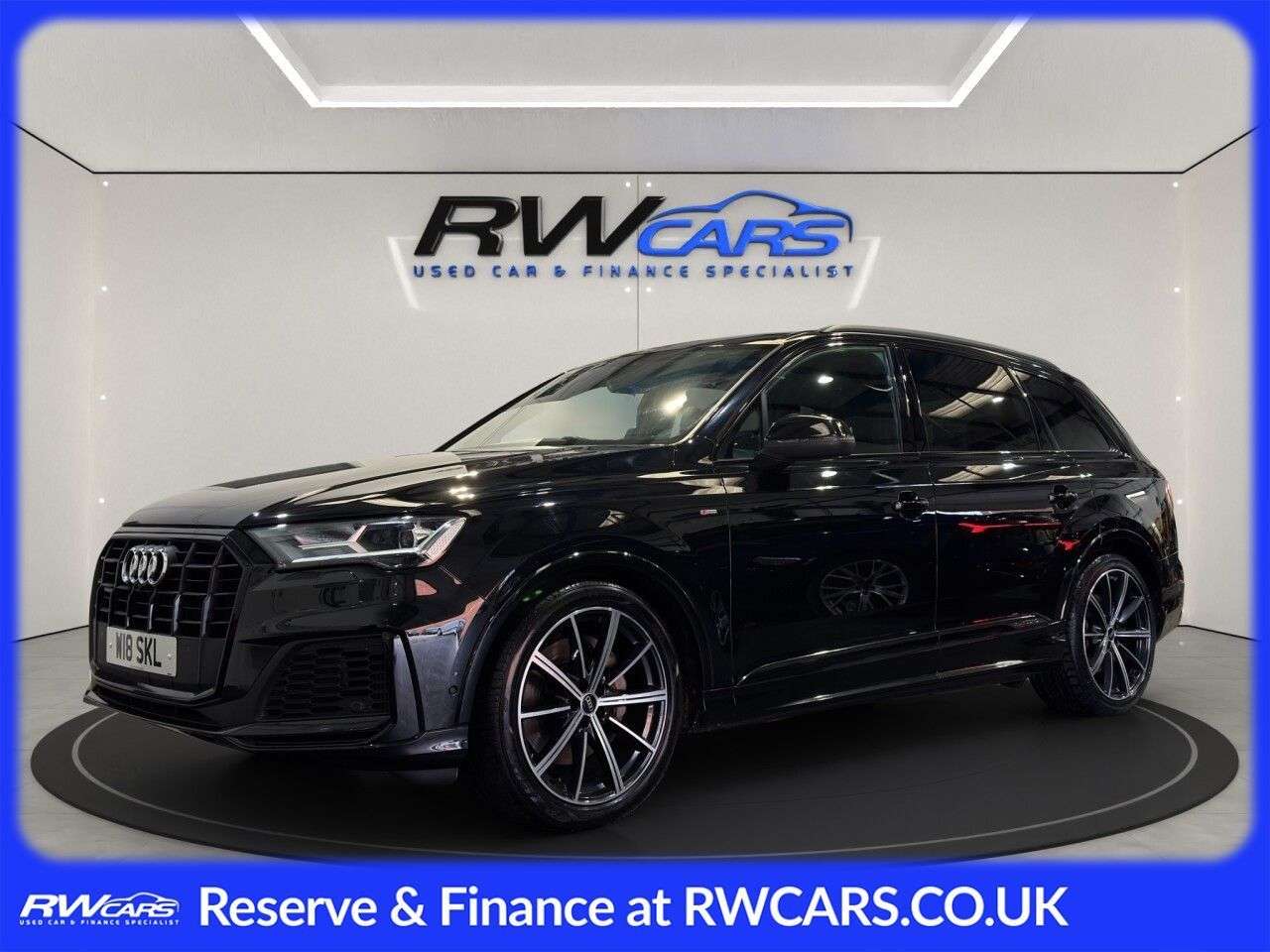 A 2022 AUDI Q7 3.0 TFSI V6 55 Black Edition SUV 5dr Petrol Tiptronic quattro Euro 6 (s/s) A 2022 AUDI Q7 3.0 TFSI V6 55 Black Edition SUV 5dr Petrol Tiptronic quattro Euro 6 (s/s)