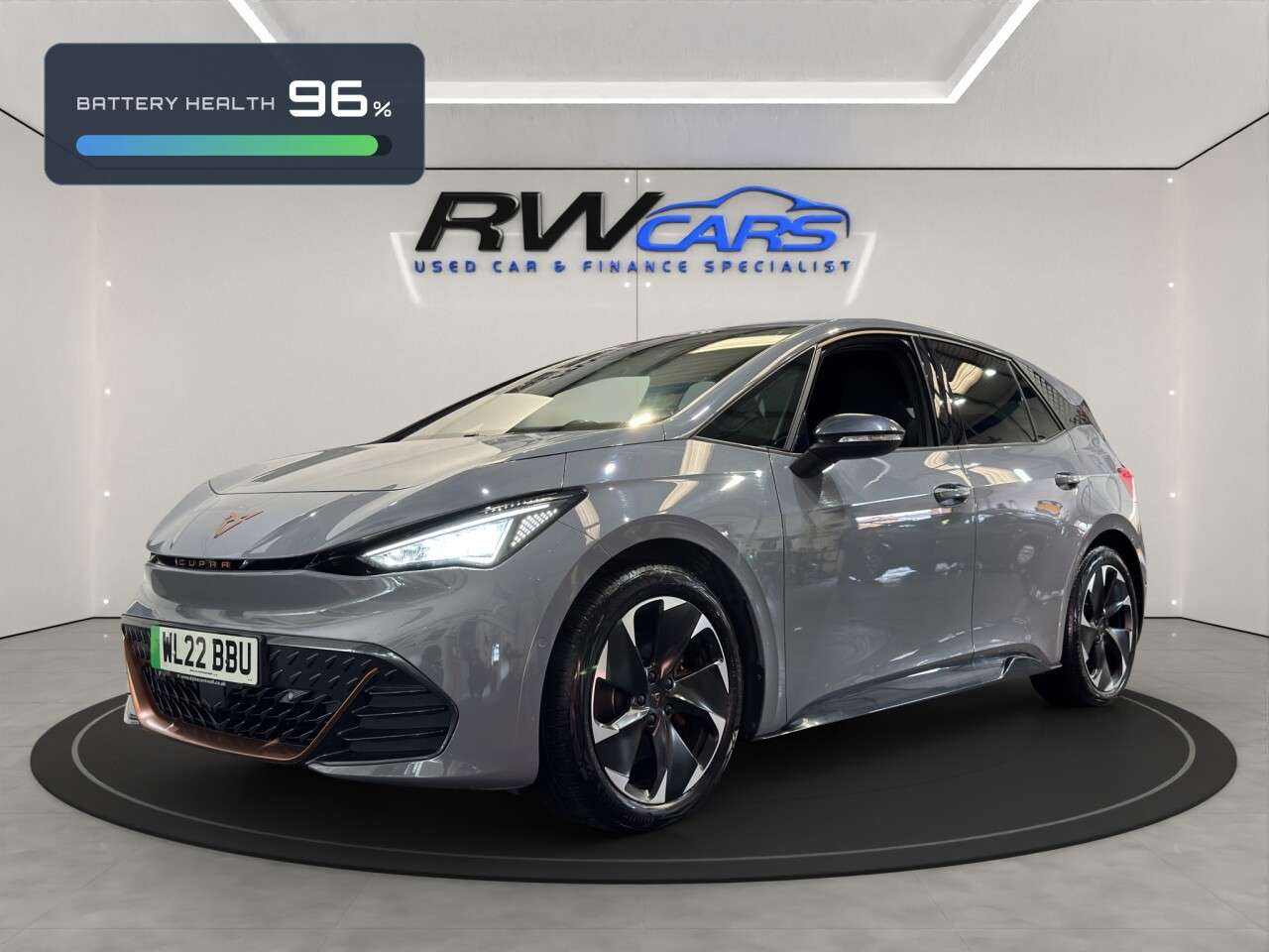A 2022 CUPRA BORN 58kWh V2 Hatchback 5dr Electric Auto (204 ps) A 2022 CUPRA BORN 58kWh V2 Hatchback 5dr Electric Auto (204 ps)