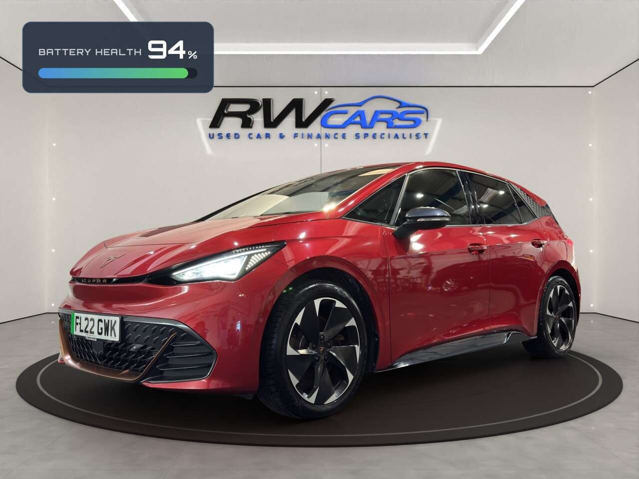 A 2022 CUPRA BORN e-Boost 58kWh V2 Hatchback 5dr Electric Auto (230 ps) A 2022 CUPRA BORN e-Boost 58kWh V2 Hatchback 5dr Electric Auto (230 ps)