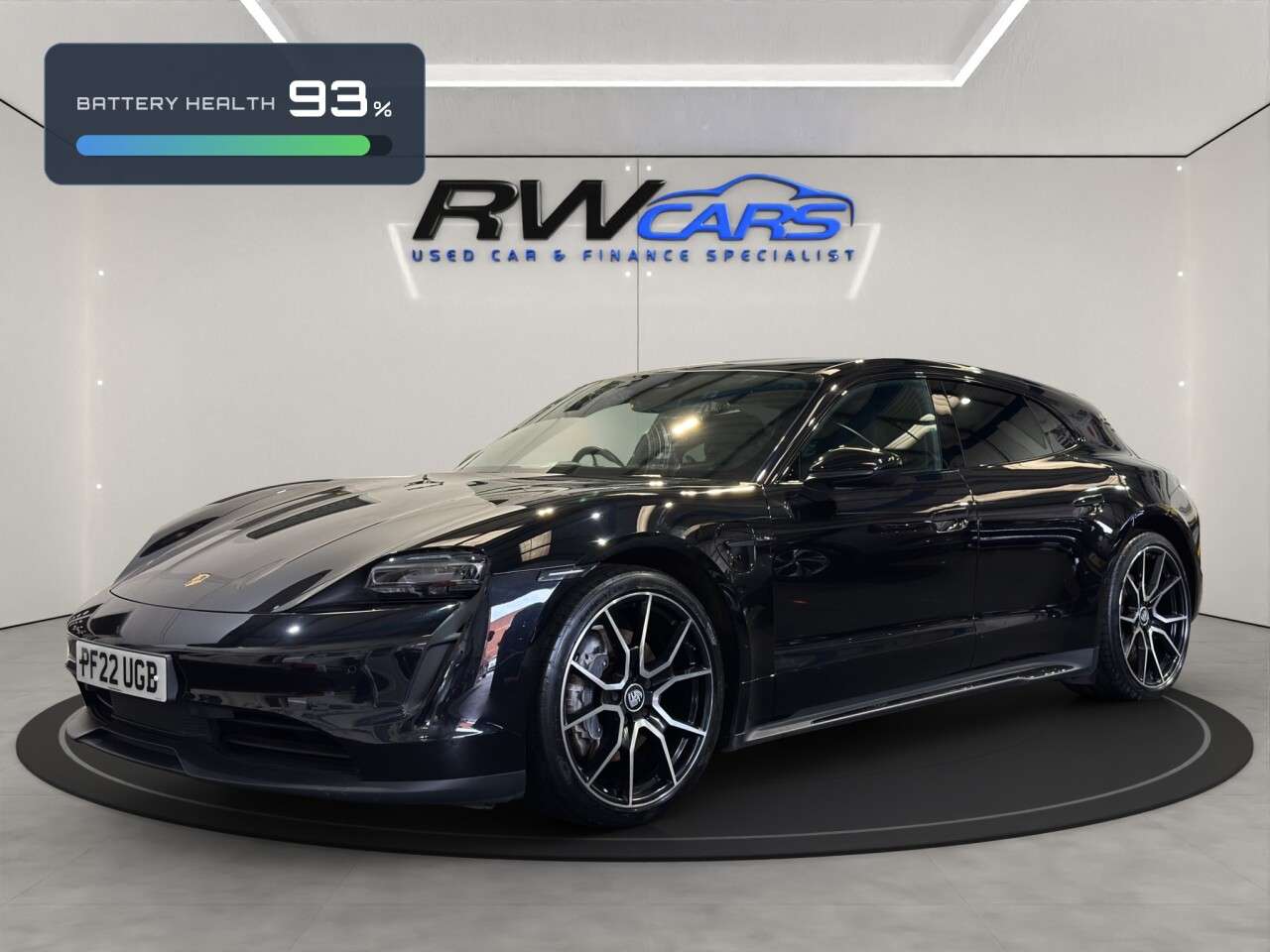 A 2022 PORSCHE TAYCAN Performance 79.2kWh Sport Turismo 5dr Electric Auto RWD (11kW Charger) (408 A 2022 PORSCHE TAYCAN Performance 79.2kWh Sport Turismo 5dr Electric Auto RWD (11kW Charger) (408