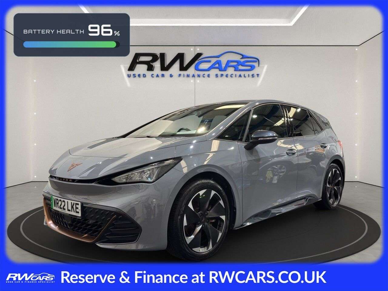 A 2022 CUPRA BORN 58kWh V2 Hatchback 5dr Electric Auto (204 ps) A 2022 CUPRA BORN 58kWh V2 Hatchback 5dr Electric Auto (204 ps)