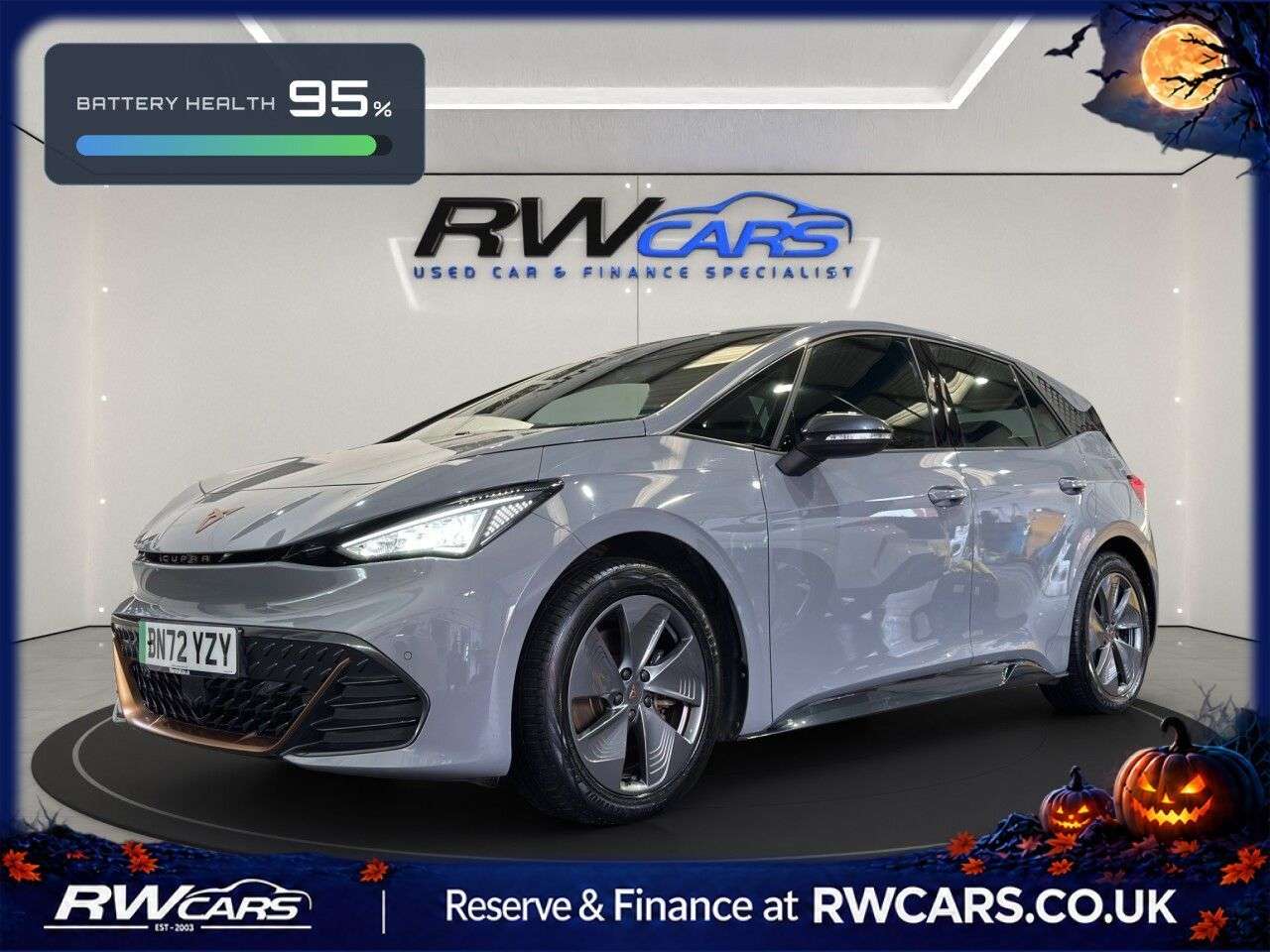 A 2022 CUPRA BORN 58kWh V1 Hatchback 5dr Electric Auto (204 ps) A 2022 CUPRA BORN 58kWh V1 Hatchback 5dr Electric Auto (204 ps)