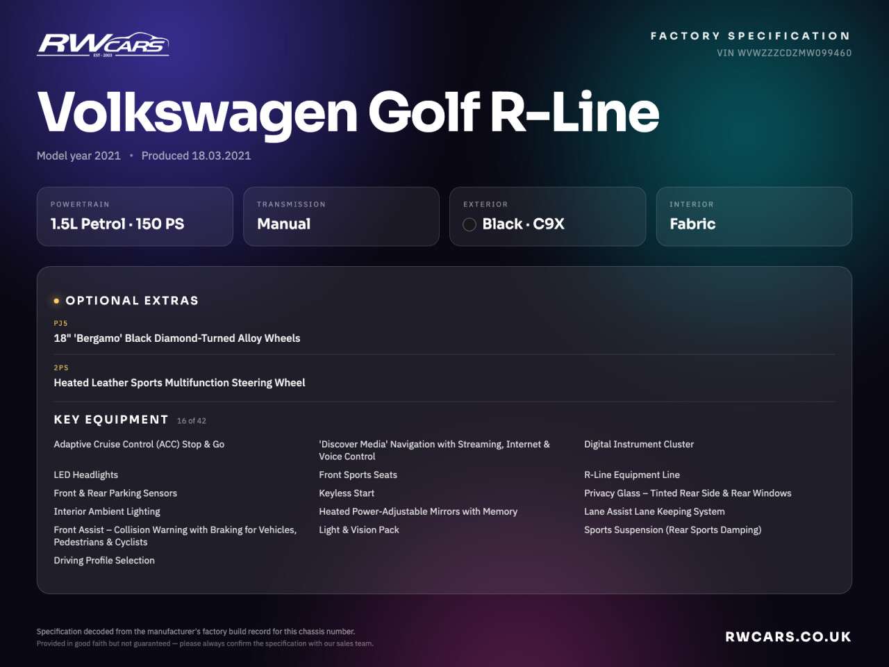 2021 VOLKSWAGEN GOLF 2021 VOLKSWAGEN GOLF