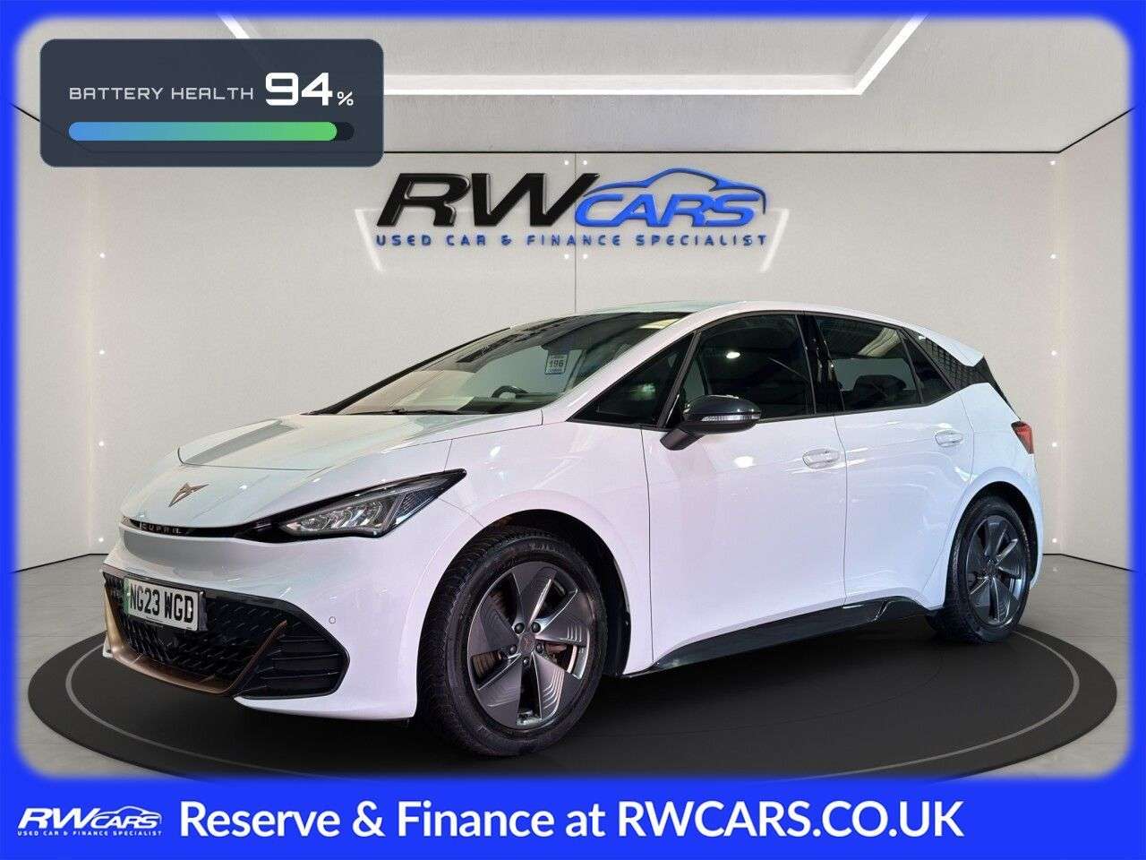 A 2023 CUPRA BORN 58kWh V1 Hatchback 5dr Electric Auto (204 ps) A 2023 CUPRA BORN 58kWh V1 Hatchback 5dr Electric Auto (204 ps)