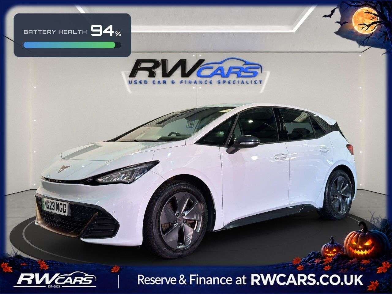 A 2023 CUPRA BORN 58kWh V1 Hatchback 5dr Electric Auto (204 ps) A 2023 CUPRA BORN 58kWh V1 Hatchback 5dr Electric Auto (204 ps)