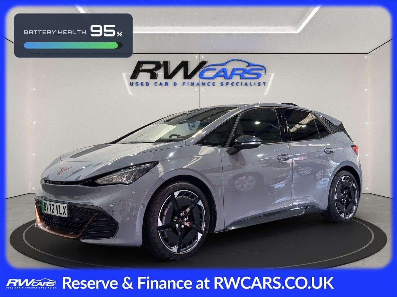 A 2022 CUPRA BORN 58kWh V3 Hatchback 5dr Electric Auto (204 ps) A 2022 CUPRA BORN 58kWh V3 Hatchback 5dr Electric Auto (204 ps)
