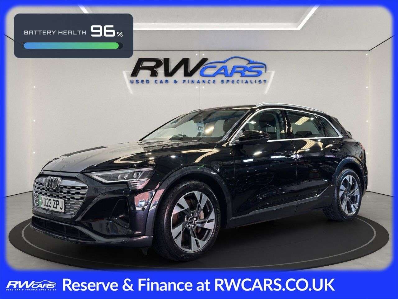 A 2023 AUDI Q8 E-TRON 50 Sport SUV 5dr Electric Auto quattro 95kWh (11kW Charger) (340 ps) A 2023 AUDI Q8 E-TRON 50 Sport SUV 5dr Electric Auto quattro 95kWh (11kW Charger) (340 ps)