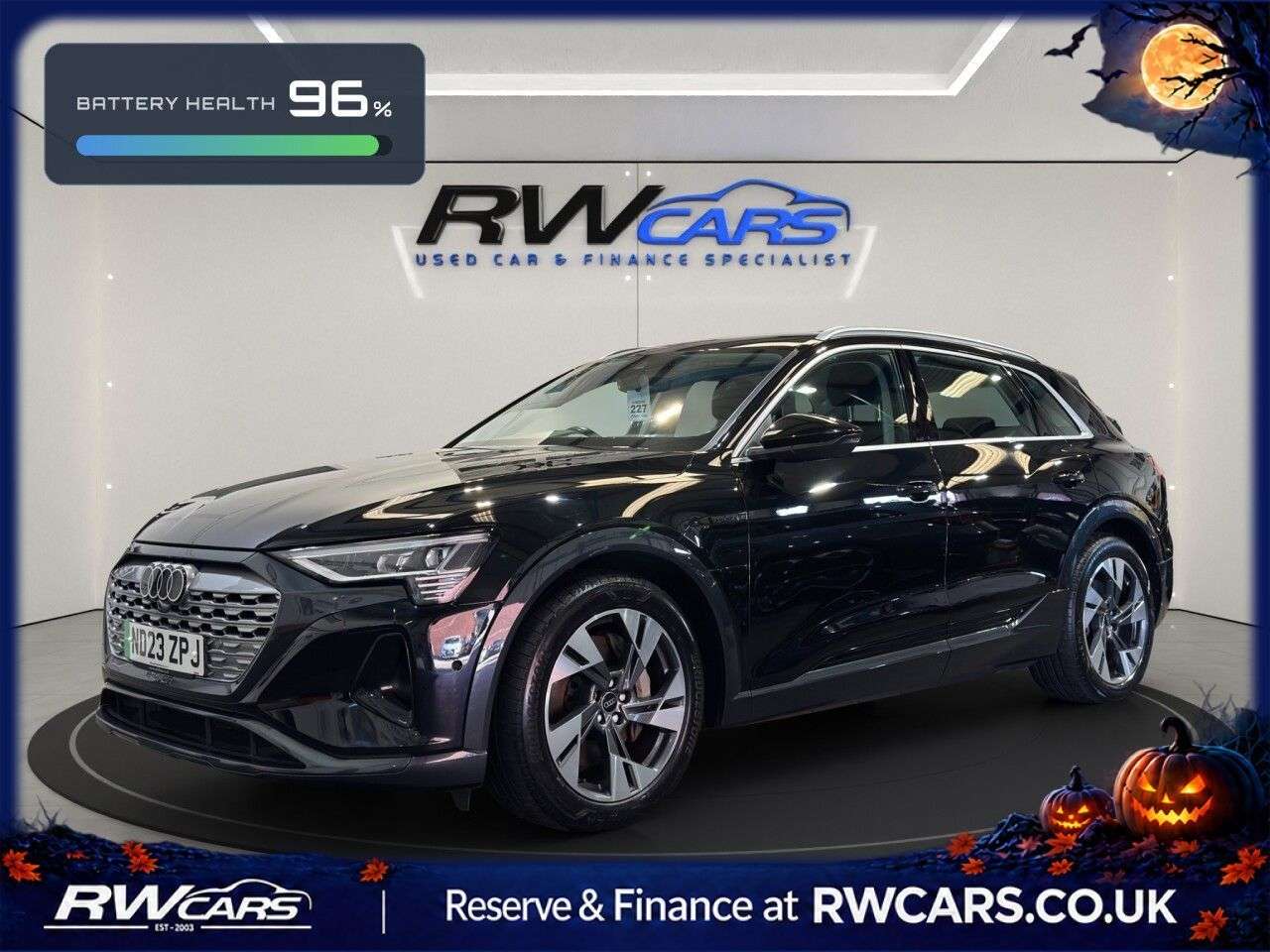 A 2023 AUDI Q8 E-TRON 50 Sport SUV 5dr Electric Auto quattro 95kWh (11kW Charger) (340 ps) A 2023 AUDI Q8 E-TRON 50 Sport SUV 5dr Electric Auto quattro 95kWh (11kW Charger) (340 ps)