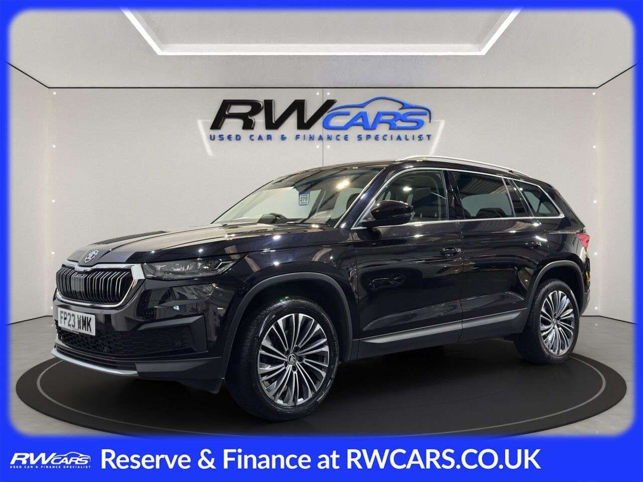 A 2023 SKODA KODIAQ 1.5 TSI ACT SE L Executive SUV 5dr Petrol DSG Euro 6 (s/s) (7 Seat) (150 ps A 2023 SKODA KODIAQ 1.5 TSI ACT SE L Executive SUV 5dr Petrol DSG Euro 6 (s/s) (7 Seat) (150 ps
