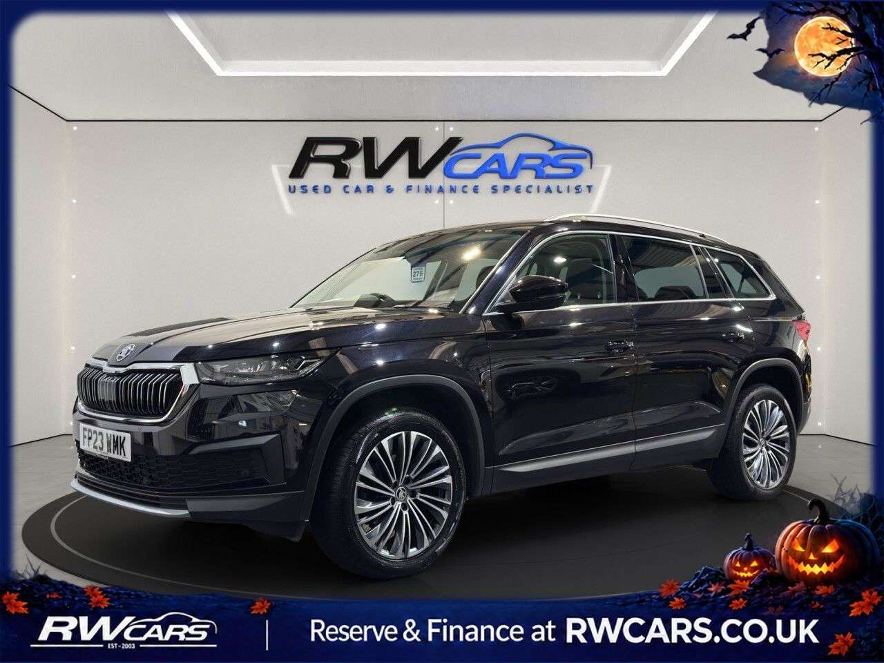 A 2023 SKODA KODIAQ 1.5 TSI ACT SE L Executive SUV 5dr Petrol DSG Euro 6 (s/s) (7 Seat) (150 ps A 2023 SKODA KODIAQ 1.5 TSI ACT SE L Executive SUV 5dr Petrol DSG Euro 6 (s/s) (7 Seat) (150 ps