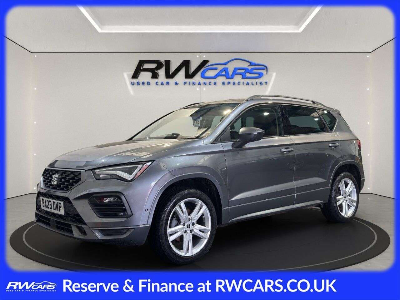 A 2023 SEAT ATECA 1.5 TSI EVO FR SUV 5dr Petrol DSG Euro 6 (s/s) (150 ps) A 2023 SEAT ATECA 1.5 TSI EVO FR SUV 5dr Petrol DSG Euro 6 (s/s) (150 ps)
