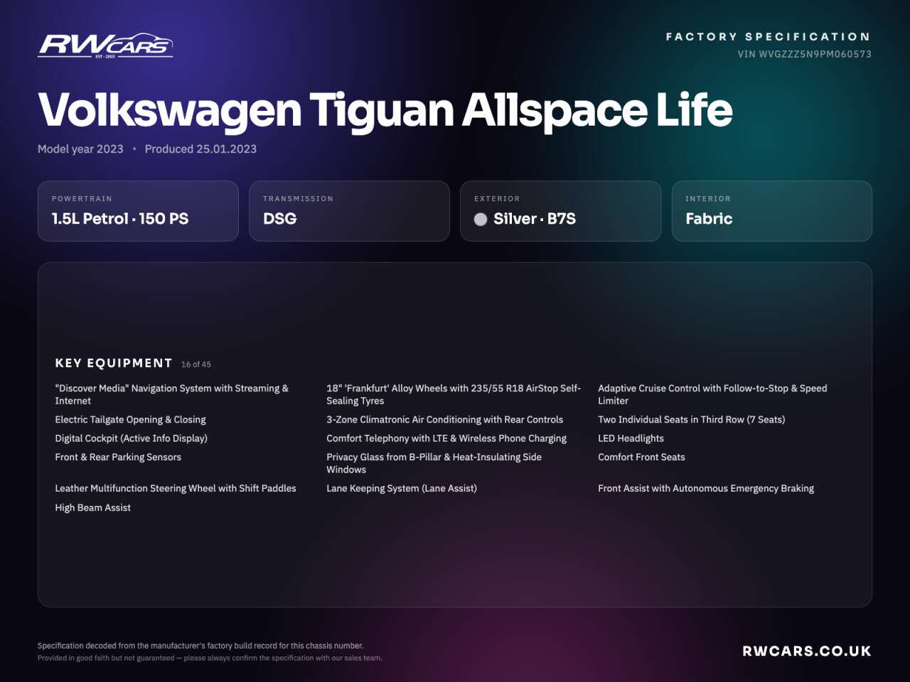 2023 VOLKSWAGEN TIGUAN ALLSPACE 2023 VOLKSWAGEN TIGUAN ALLSPACE