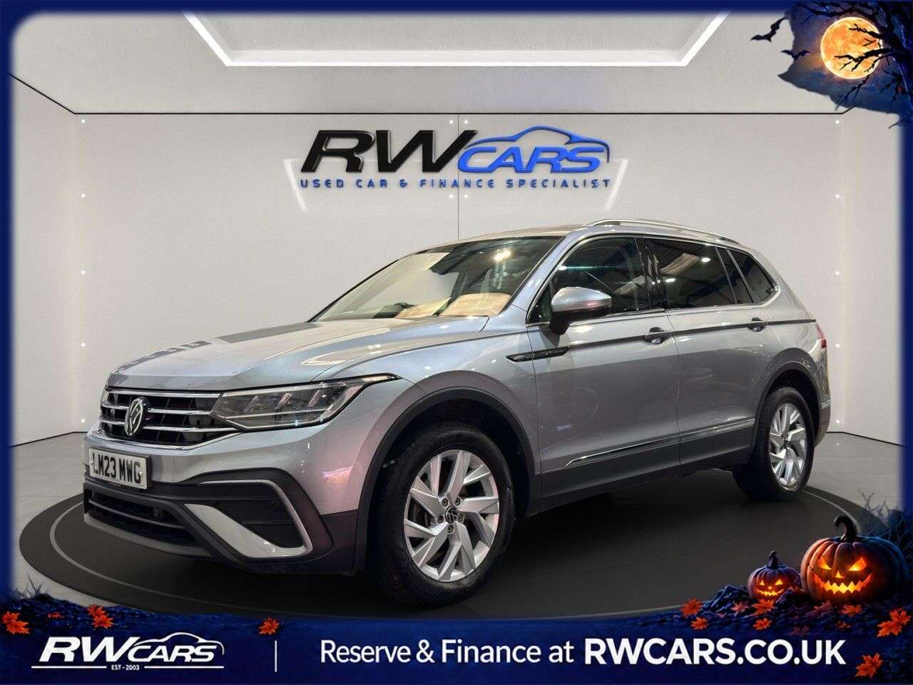 A 2023 VOLKSWAGEN TIGUAN ALLSPACE 1.5 TSI Life SUV 5dr Petrol DSG Euro 6 (s/s) (150 ps) A 2023 VOLKSWAGEN TIGUAN ALLSPACE 1.5 TSI Life SUV 5dr Petrol DSG Euro 6 (s/s) (150 ps)