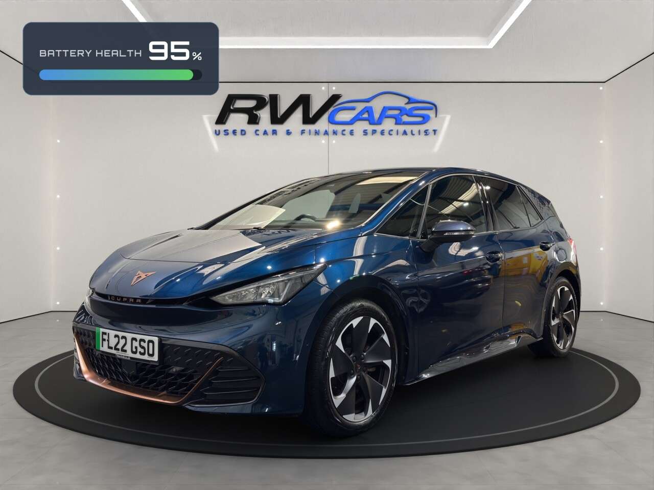 A 2022 CUPRA BORN 58kWh V2 Hatchback 5dr Electric Auto (204 ps) A 2022 CUPRA BORN 58kWh V2 Hatchback 5dr Electric Auto (204 ps)