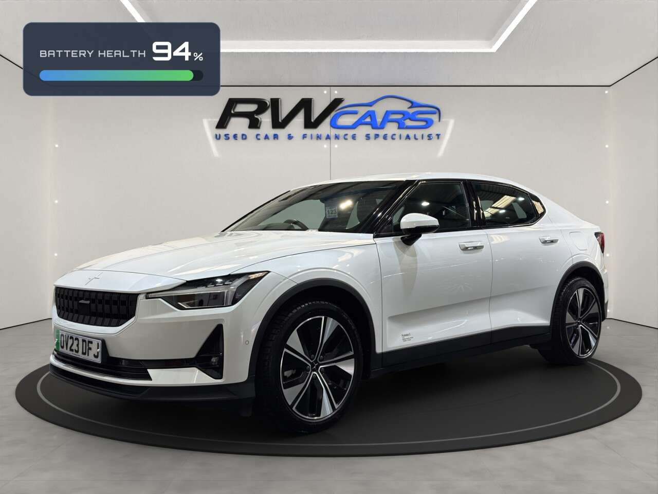 A 2023 POLESTAR POLESTAR 2 Single Motor 78kWh Long Range Fastback 5dr Electric Auto FWD (231 ps) A 2023 POLESTAR POLESTAR 2 Single Motor 78kWh Long Range Fastback 5dr Electric Auto FWD (231 ps)