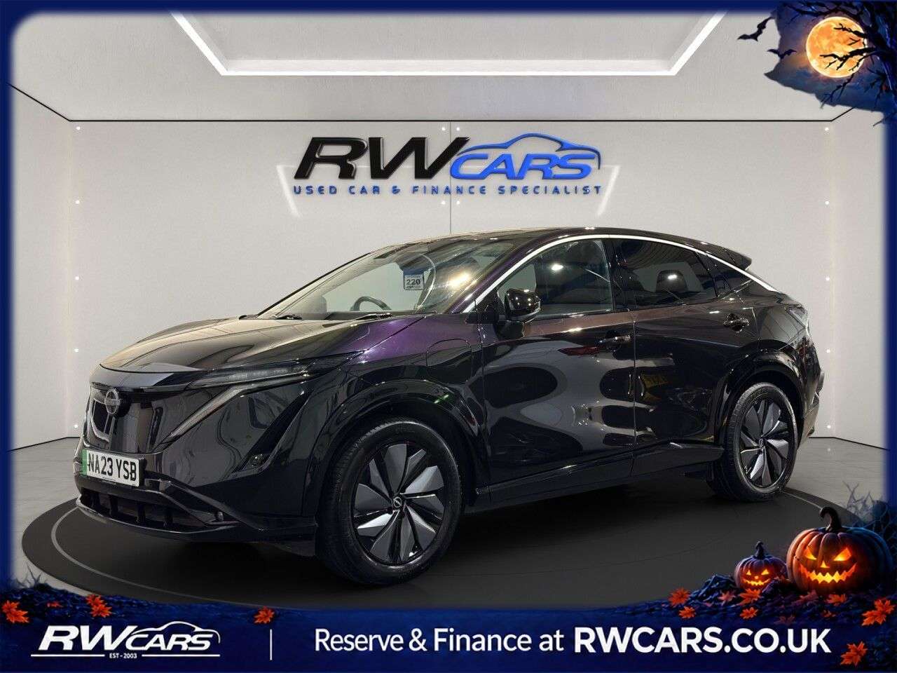 A 2023 NISSAN ARIYA 63kWh Advance SUV 5dr Electric Auto 7.4kW Charger (217 ps) A 2023 NISSAN ARIYA 63kWh Advance SUV 5dr Electric Auto 7.4kW Charger (217 ps)