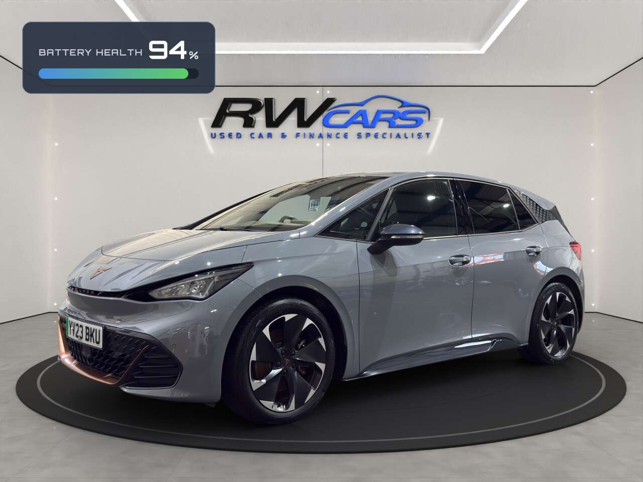 A 2023 CUPRA BORN e-Boost 77kWh V2 Hatchback 5dr Electric Auto (4 Seat) (230 ps) A 2023 CUPRA BORN e-Boost 77kWh V2 Hatchback 5dr Electric Auto (4 Seat) (230 ps)
