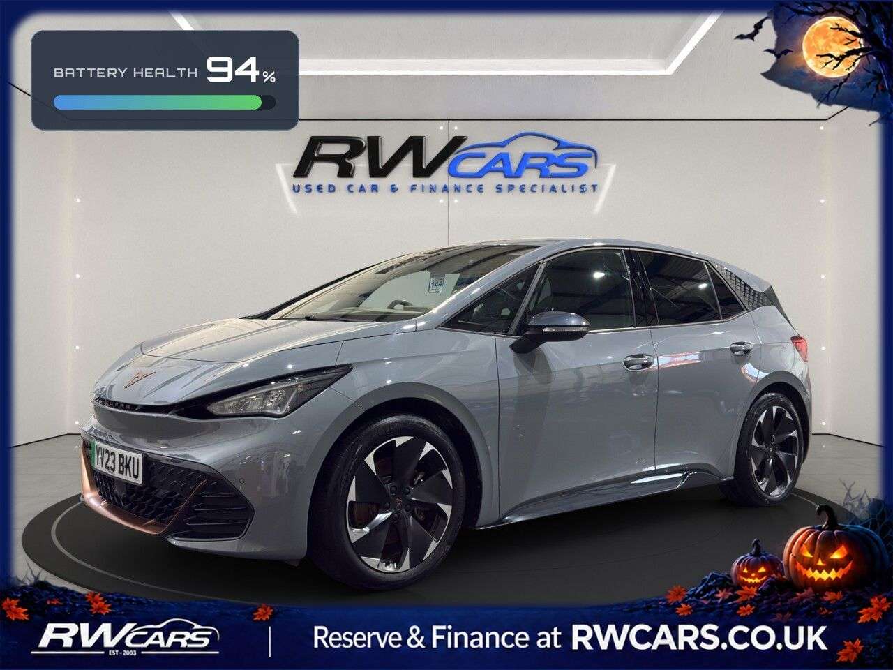A 2023 CUPRA BORN e-Boost 77kWh V2 Hatchback 5dr Electric Auto (4 Seat) (230 ps) A 2023 CUPRA BORN e-Boost 77kWh V2 Hatchback 5dr Electric Auto (4 Seat) (230 ps)