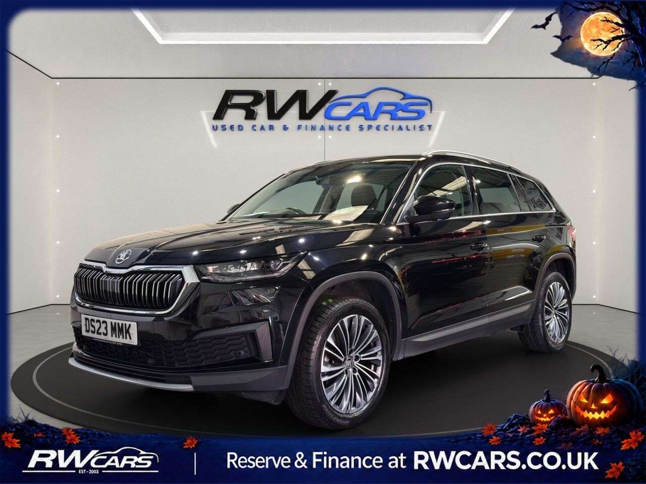 A 2023 SKODA KODIAQ 1.5 TSI ACT SE L Executive SUV 5dr Petrol DSG Euro 6 (s/s) (7 Seat) (150 ps A 2023 SKODA KODIAQ 1.5 TSI ACT SE L Executive SUV 5dr Petrol DSG Euro 6 (s/s) (7 Seat) (150 ps