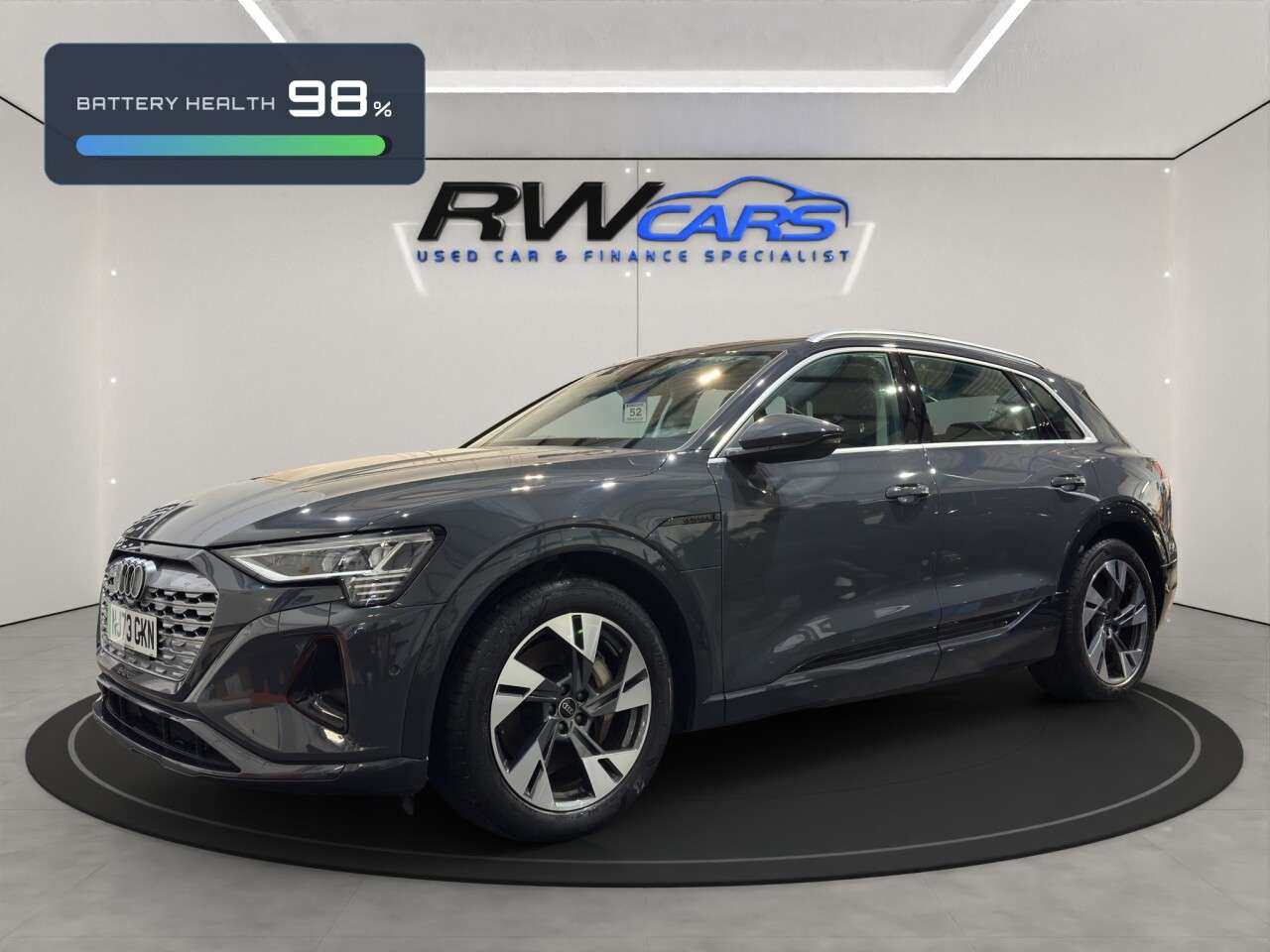 A 2023 AUDI Q8 E-TRON 50 Sport SUV 5dr Electric Auto quattro 95kWh (11kW Charger) (340 ps) A 2023 AUDI Q8 E-TRON 50 Sport SUV 5dr Electric Auto quattro 95kWh (11kW Charger) (340 ps)