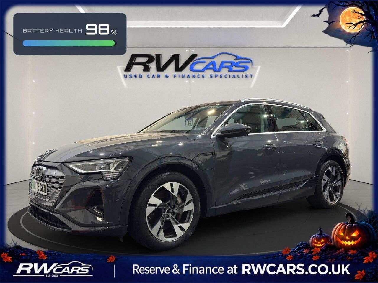 A 2023 AUDI Q8 E-TRON 50 Sport SUV 5dr Electric Auto quattro 95kWh (11kW Charger) (340 ps) A 2023 AUDI Q8 E-TRON 50 Sport SUV 5dr Electric Auto quattro 95kWh (11kW Charger) (340 ps)