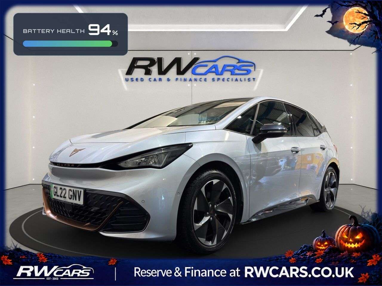 A 2022 CUPRA BORN 58kWh V2 Hatchback 5dr Electric Auto (204 ps) A 2022 CUPRA BORN 58kWh V2 Hatchback 5dr Electric Auto (204 ps)
