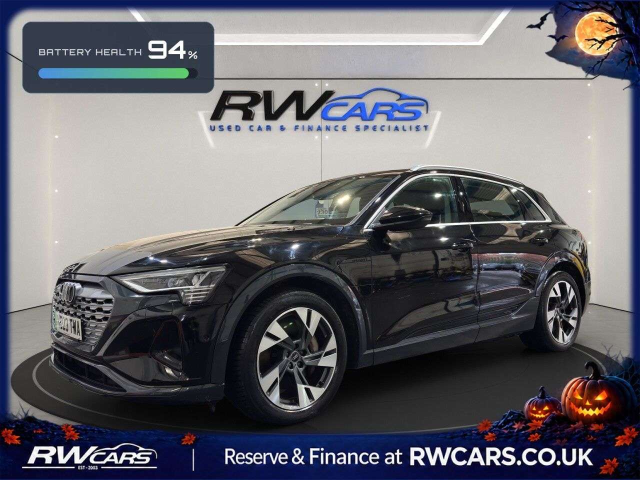 A 2023 AUDI Q8 E-TRON 50 Sport SUV 5dr Electric Auto quattro 95kWh (11kW Charger) (340 ps) A 2023 AUDI Q8 E-TRON 50 Sport SUV 5dr Electric Auto quattro 95kWh (11kW Charger) (340 ps)