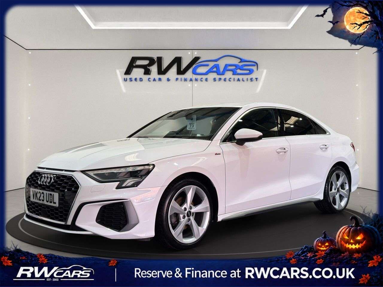A 2023 AUDI A3 1.0 TFSI 30 S line Saloon 4dr Petrol Manual Euro 6 (s/s) (110 ps) A 2023 AUDI A3 1.0 TFSI 30 S line Saloon 4dr Petrol Manual Euro 6 (s/s) (110 ps)