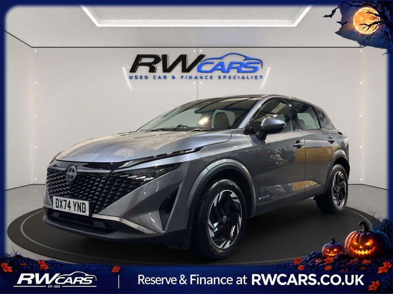 A 2024 NISSAN QASHQAI 1.5 h e-POWER Acenta Premium SUV 5dr Petrol Hybrid Auto Euro 6 (s/s) (190 p A 2024 NISSAN QASHQAI 1.5 h e-POWER Acenta Premium SUV 5dr Petrol Hybrid Auto Euro 6 (s/s) (190 p