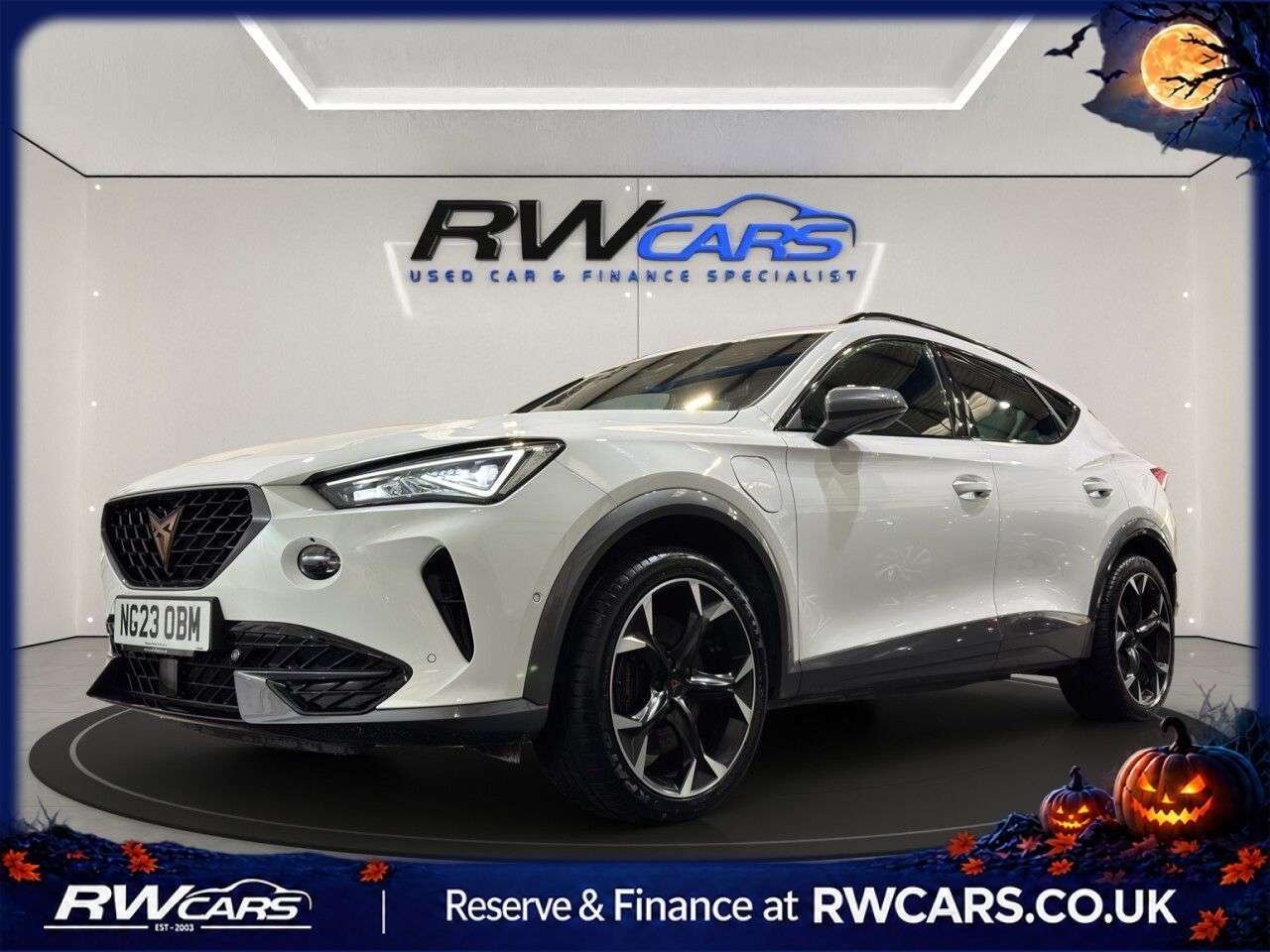 A 2023 CUPRA FORMENTOR 1.4 eHybrid 12.8kWh VZ1 SUV 5dr Petrol Plug-in Hybrid DSG Euro 6 (s/s) (245 A 2023 CUPRA FORMENTOR 1.4 eHybrid 12.8kWh VZ1 SUV 5dr Petrol Plug-in Hybrid DSG Euro 6 (s/s) (245