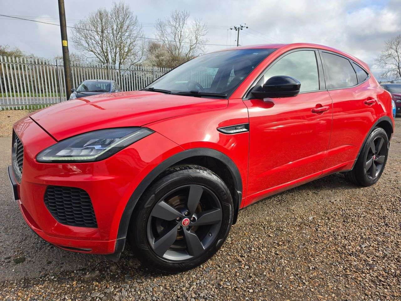 A 2019 JAGUAR E-PACE 2.0 D150 Chequered Flag SUV 5dr Diesel Auto AWD Euro 6 (s/s) (150 ps) HEATE A 2019 JAGUAR E-PACE 2.0 D150 Chequered Flag SUV 5dr Diesel Auto AWD Euro 6 (s/s) (150 ps) HEATE