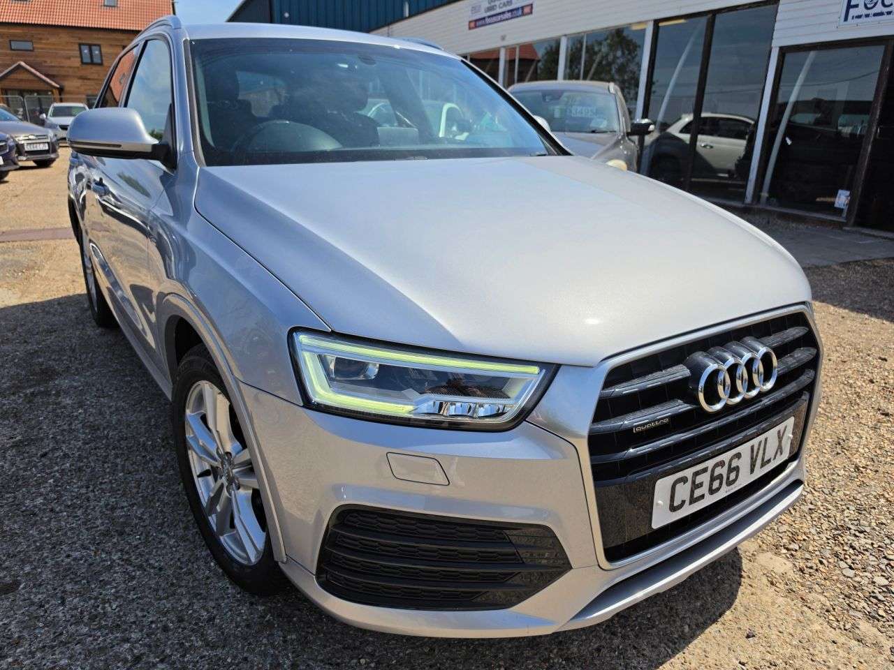 A 2016 AUDI Q3 2.0 TDI S line Nav SUV 5dr Diesel Manual quattro Euro 6 (s/s) (Nav) (150 ps A 2016 AUDI Q3 2.0 TDI S line Nav SUV 5dr Diesel Manual quattro Euro 6 (s/s) (Nav) (150 ps
