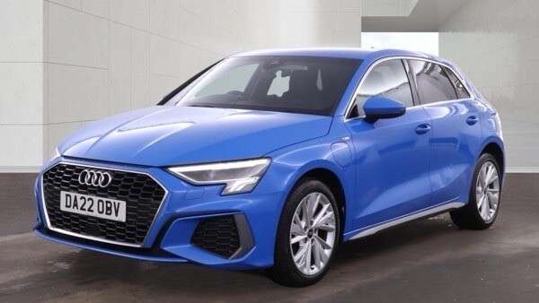 A 2022 AUDI A3 1.4 TFSIe 40 S line Sportback 5dr Petrol Plug-in Hybrid S Tronic Euro 6 (s/ A 2022 AUDI A3 1.4 TFSIe 40 S line Sportback 5dr Petrol Plug-in Hybrid S Tronic Euro 6 (s/