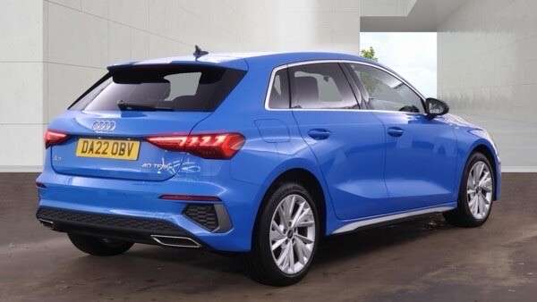 A 2022 AUDI A3 1.4 TFSIe 40 S line Sportback 5dr Petrol Plug-in Hybrid S Tronic Euro 6 (s/ A 2022 AUDI A3 1.4 TFSIe 40 S line Sportback 5dr Petrol Plug-in Hybrid S Tronic Euro 6 (s/