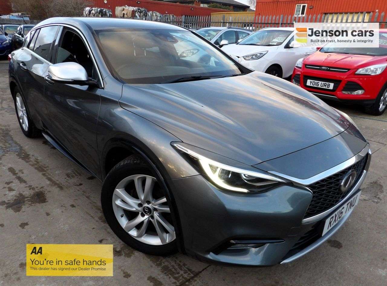 A 2016 INFINITI Q30 1.5d Business Executive Hatchback 5dr Diesel Manual Euro 6 (s/s) (109 ps) A 2016 INFINITI Q30 1.5d Business Executive Hatchback 5dr Diesel Manual Euro 6 (s/s) (109 ps)