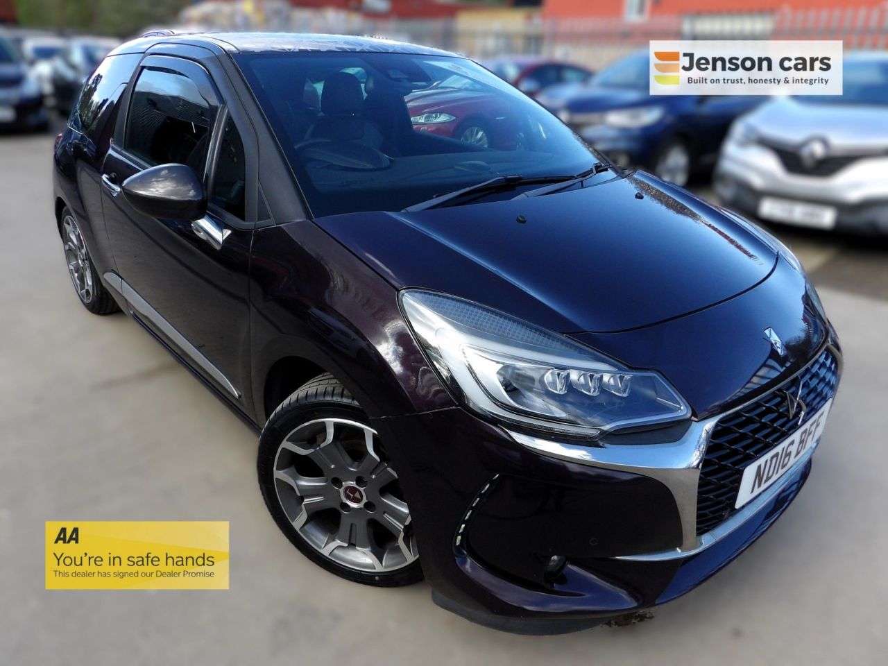 A 2016 DS AUTOMOBILES DS 3 1.6 BlueHDi Ultra Prestige Hatchback 3dr Diesel Manual Euro 6 (s/s) (120 ps A 2016 DS AUTOMOBILES DS 3 1.6 BlueHDi Ultra Prestige Hatchback 3dr Diesel Manual Euro 6 (s/s) (120 ps