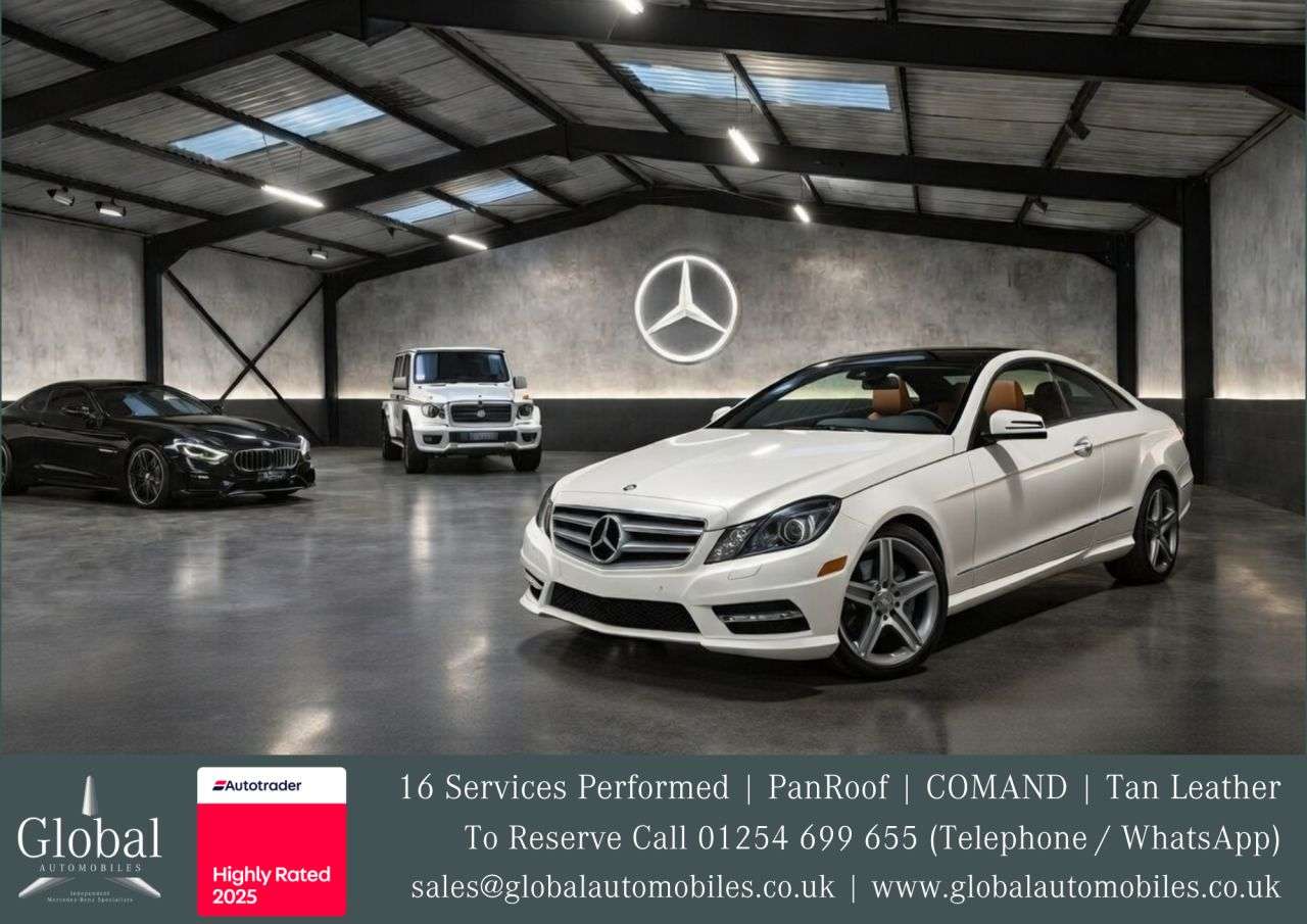 A 2010 MERCEDES-BENZ E-CLASS E350 CDI AMG SPORT 3.0 V6 2d 231 BHP 16 SERVICES | PANROOF | COMAND A 2010 MERCEDES-BENZ E-CLASS E350 CDI AMG SPORT 3.0 V6 2d 231 BHP 16 SERVICES | PANROOF | COMAND