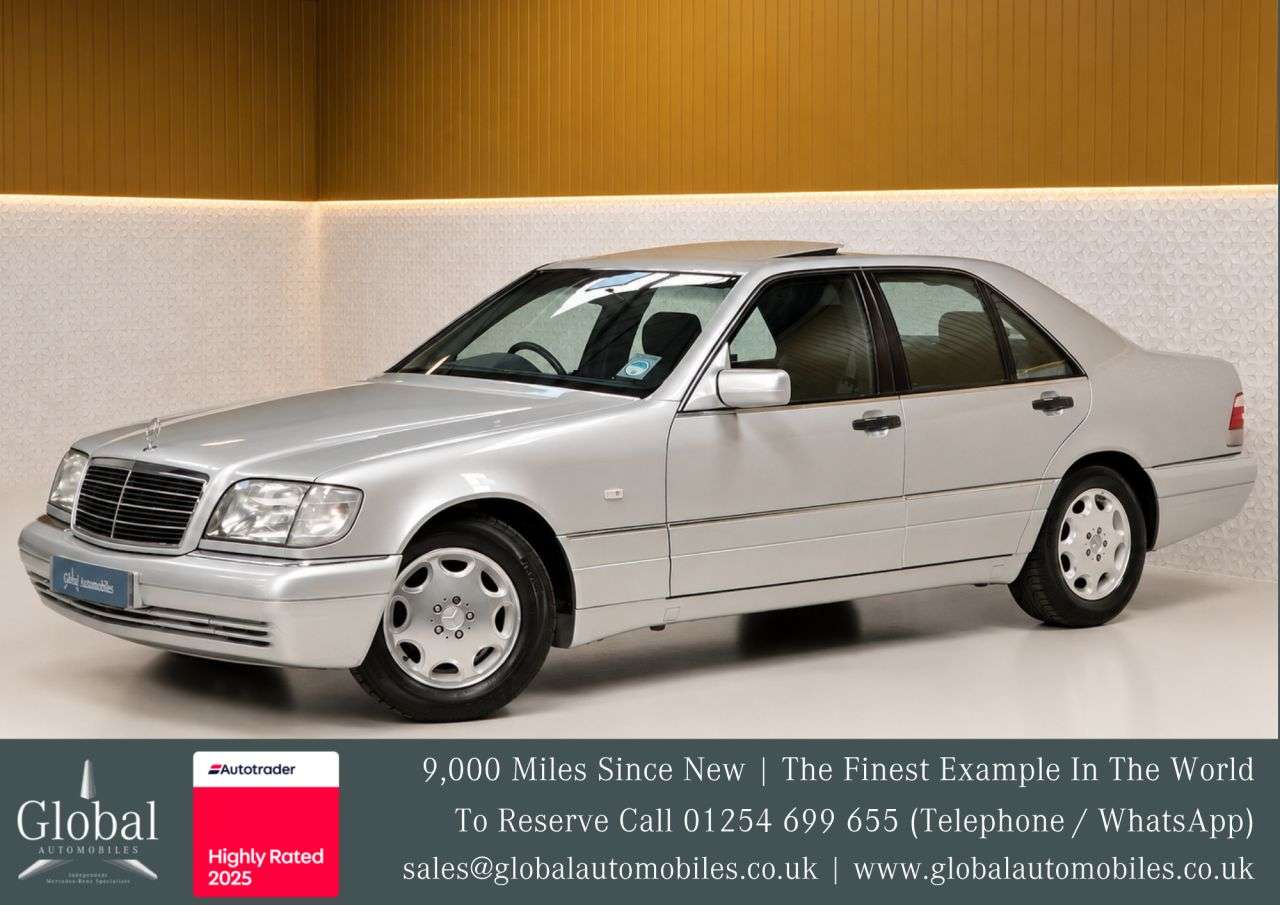 A 1997 MERCEDES-BENZ S-CLASS S280 2.8 4d 190 BHP 9850 MILES | RARE W140 S CLASS A 1997 MERCEDES-BENZ S-CLASS S280 2.8 4d 190 BHP 9850 MILES | RARE W140 S CLASS