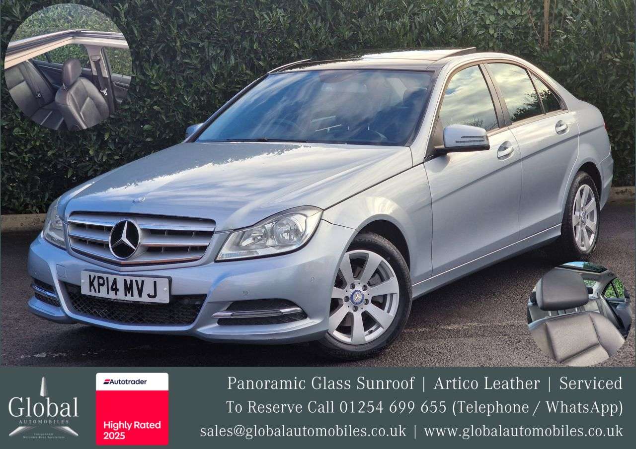 A 2014 MERCEDES-BENZ C-CLASS C220 CDI EXECTUIVE SE BLUEEFFICIENCY 2.1 4d 168 BHP PANROOF | LEATHER | 201 A 2014 MERCEDES-BENZ C-CLASS C220 CDI EXECTUIVE SE BLUEEFFICIENCY 2.1 4d 168 BHP PANROOF | LEATHER | 201