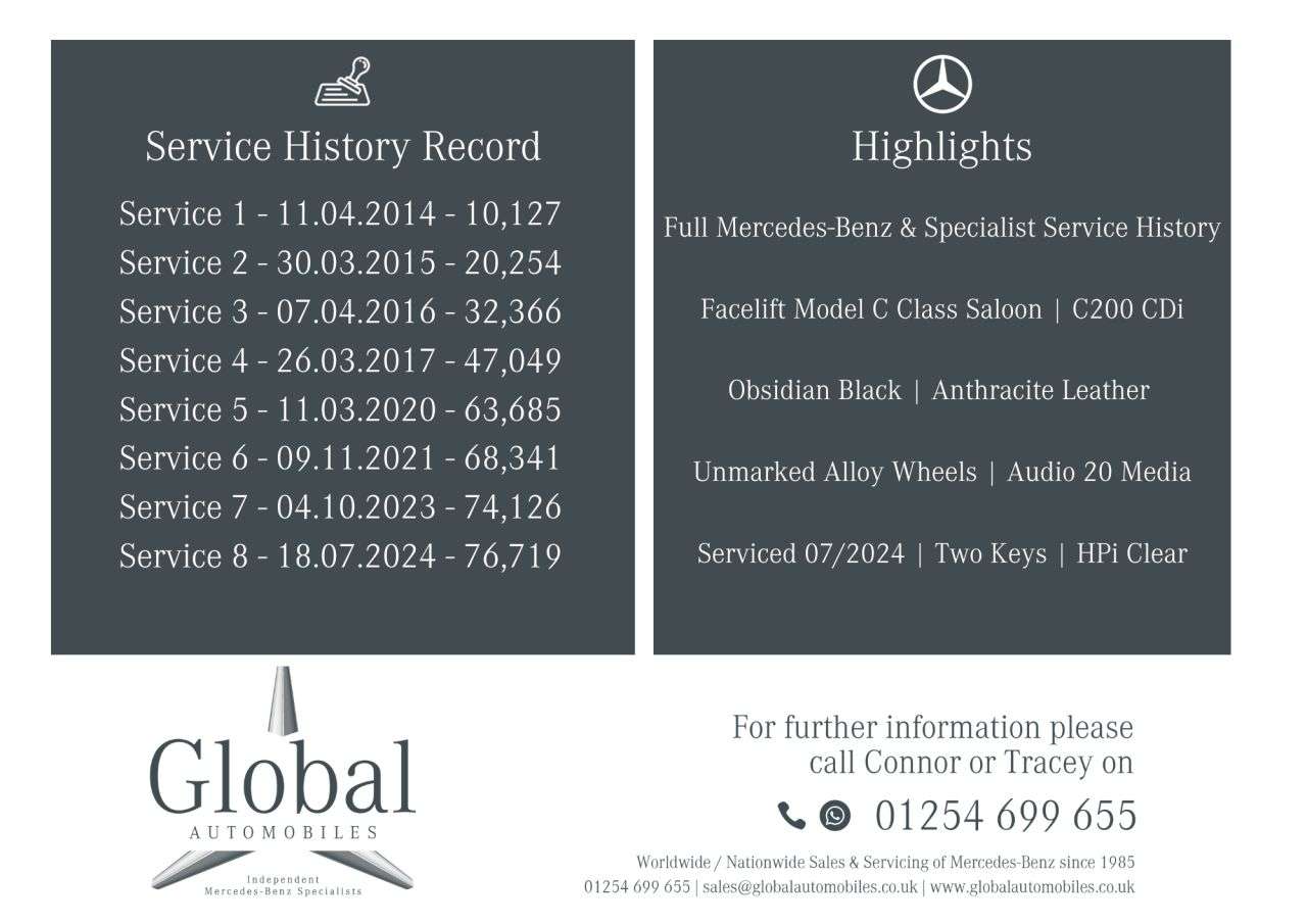 A 2013 MERCEDES-BENZ C-CLASS C200 CDI EXECUTIVE SE 2.1 BLUEEFFICIENCY 4d 135 BHP EXCELLENT SERVICE HISTO A 2013 MERCEDES-BENZ C-CLASS C200 CDI EXECUTIVE SE 2.1 BLUEEFFICIENCY 4d 135 BHP EXCELLENT SERVICE HISTO