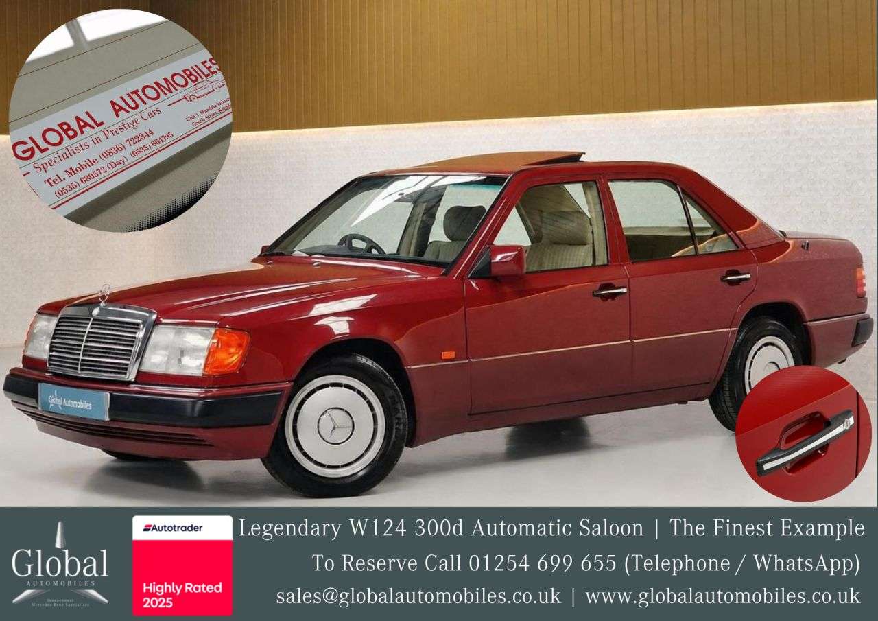 A 1990 MERCEDES-BENZ E-CLASS 300 D 3.0 4d 109 BHP PROVENANCE UNLIKE ANY OTHER A 1990 MERCEDES-BENZ E-CLASS 300 D 3.0 4d 109 BHP PROVENANCE UNLIKE ANY OTHER