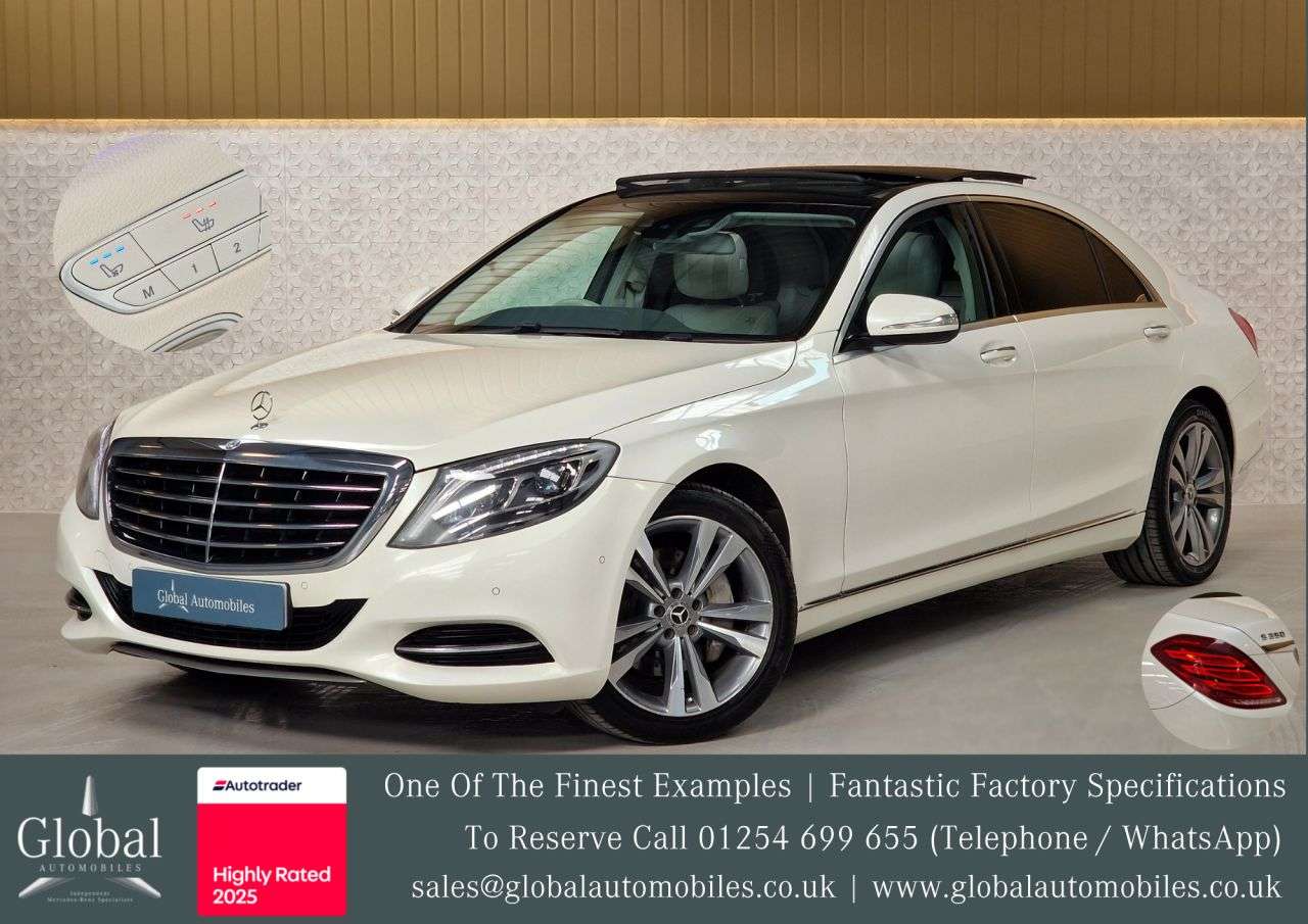 A 2015 MERCEDES-BENZ S-CLASS 3.0 S350L V6 BlueTEC SE Line Saloon 4dr Diesel G-Tronic+ Euro 6 (s/s) (258 A 2015 MERCEDES-BENZ S-CLASS 3.0 S350L V6 BlueTEC SE Line Saloon 4dr Diesel G-Tronic+ Euro 6 (s/s) (258