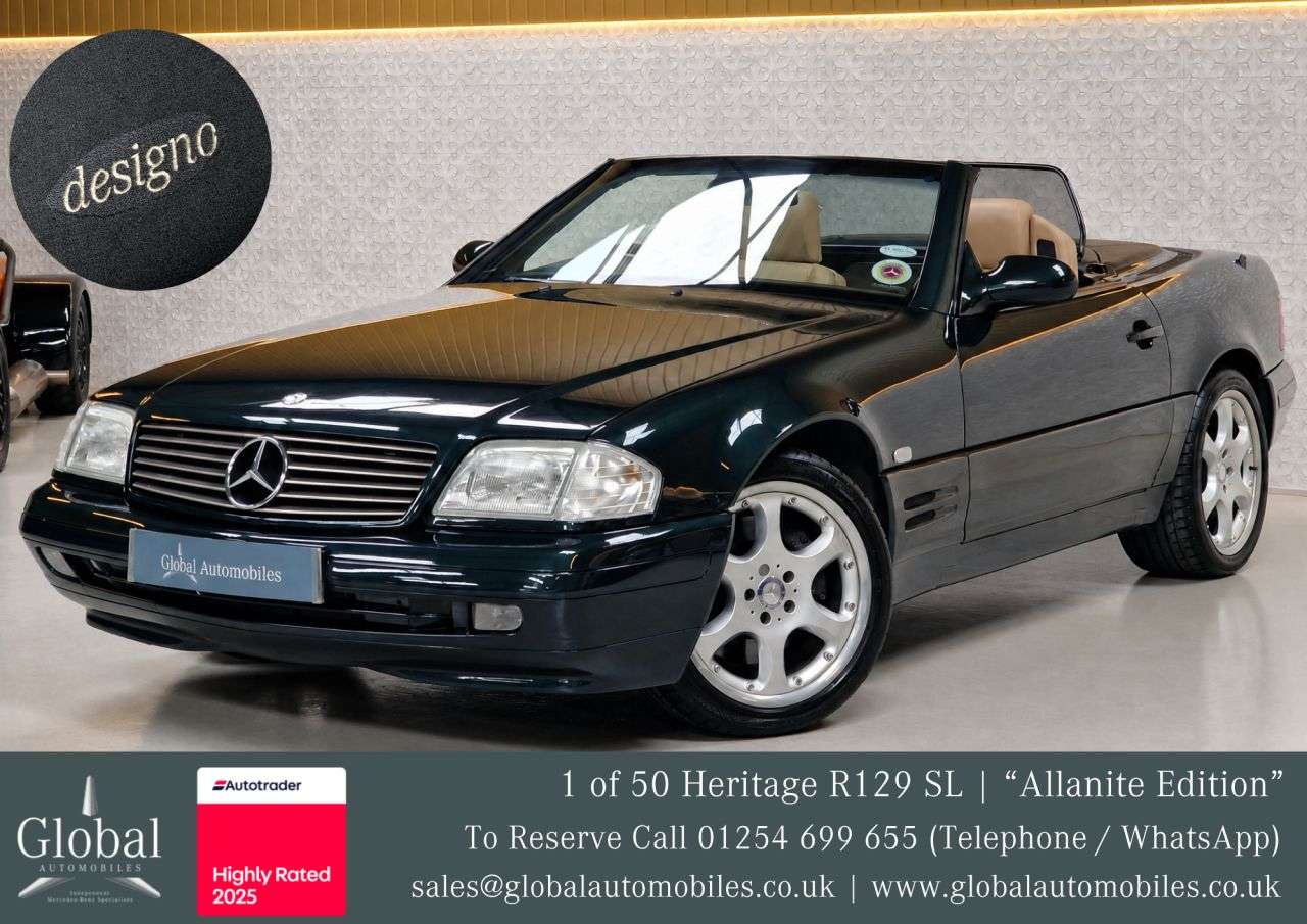 A 2001 MERCEDES-BENZ SL 2.8 SL280 Convertible 2dr Petrol Automatic (270 g/km, 204 bhp) 1 of 50 UK A A 2001 MERCEDES-BENZ SL 2.8 SL280 Convertible 2dr Petrol Automatic (270 g/km, 204 bhp) 1 of 50 UK A